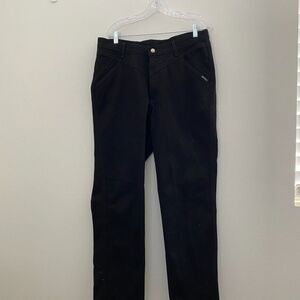 Vintage Rocky Mountain Rockies Jeans Women's 16W Black Denim High-Rise Straight